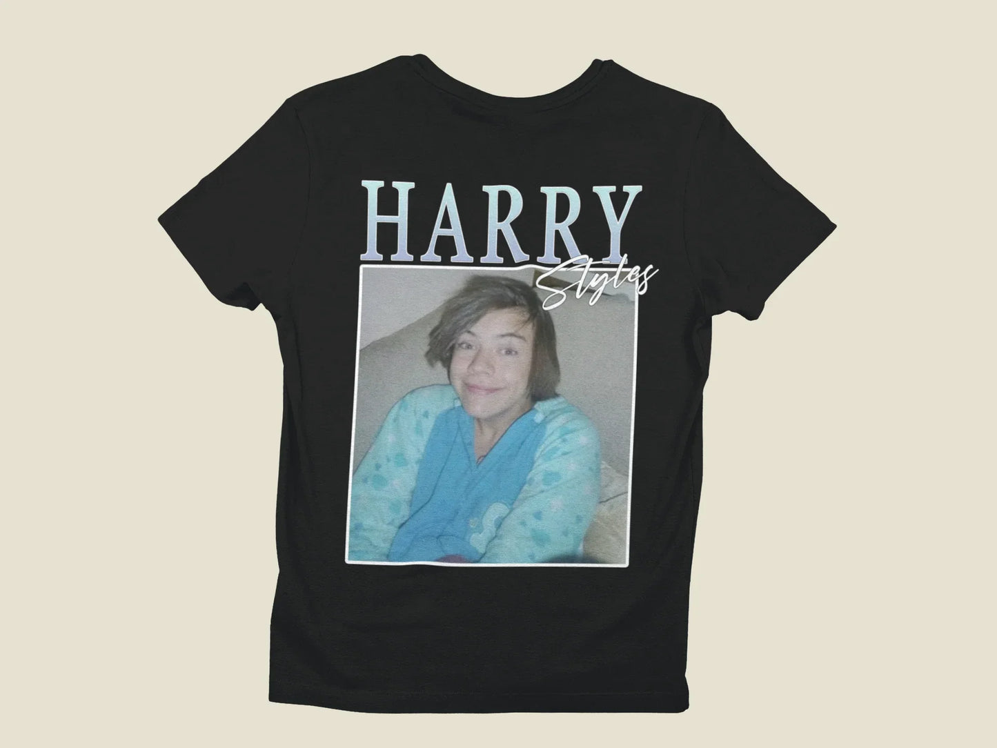 Camiseta Básica Harry Styles Meme - Preto