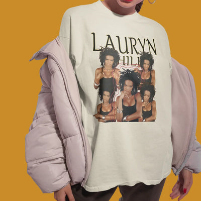 Camiseta Oversized Lauryn Hill Retro 90's