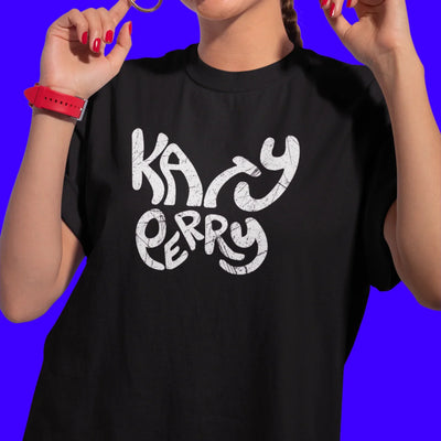 Camiseta Básica Katy Perry Logo Butterfly