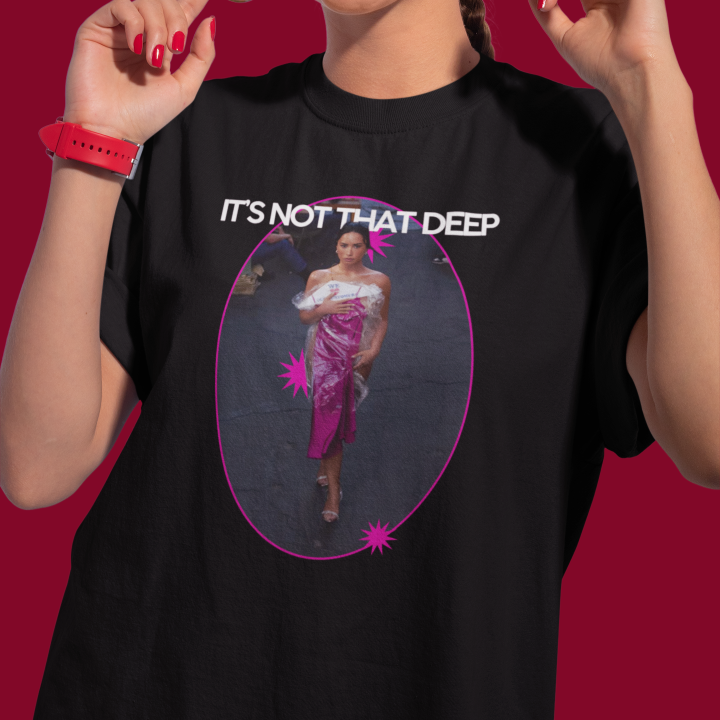 Camiseta Básica Demi Lovato It's Not That Deep