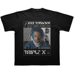 Camiseta Básica Xxxtentacion Triple X