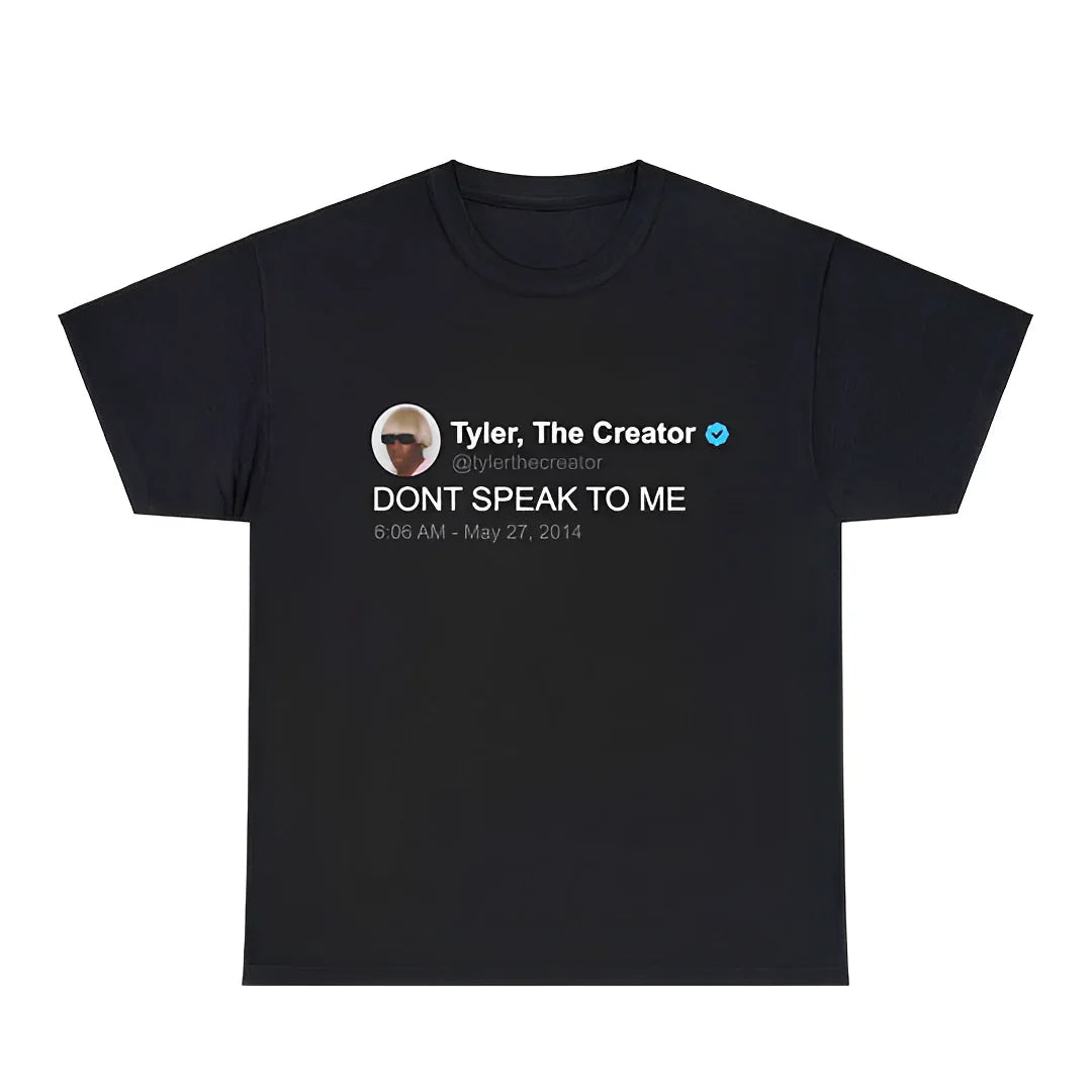 Camiseta Básica Tyler the Creator Tweet-PRETO