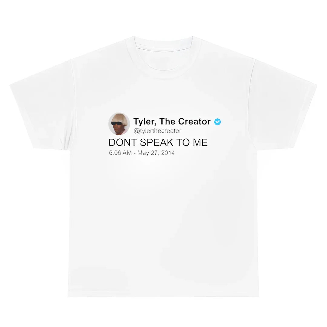 Camiseta Básica Tyler the Creator Tweet-BRANCO
