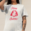 Camiseta Básica Britney Spears Merry Britmas Christmas- branco