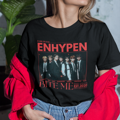 Camiseta Básica Enhypen Bite Me
