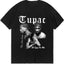 Camiseta Básica Tupac Vintage-PRETO