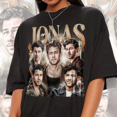Camiseta Básica Jonas Brothers Nick Vintage