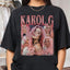 Camiseta Básica Karol G Vintage Preto