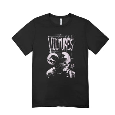 Camiseta Básica Kanye West Vultures Preto
