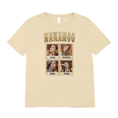 Camiseta Básica Mamamoo Wanted - pérola