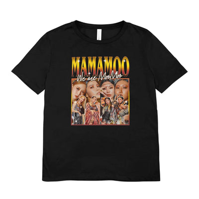 Camiseta Básica Mamamoo We Are Moomoo - preto