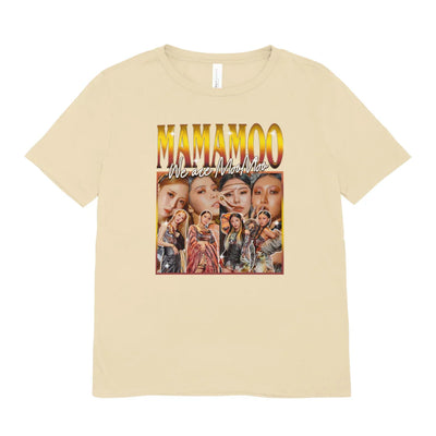 Camiseta Básica Mamamoo We Are Moomoo - pérola