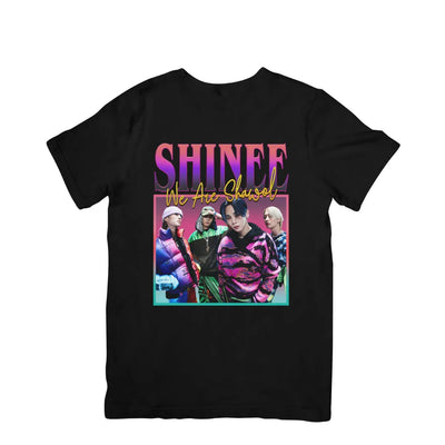 Camiseta Básica Shinee We Are Shawol - preto