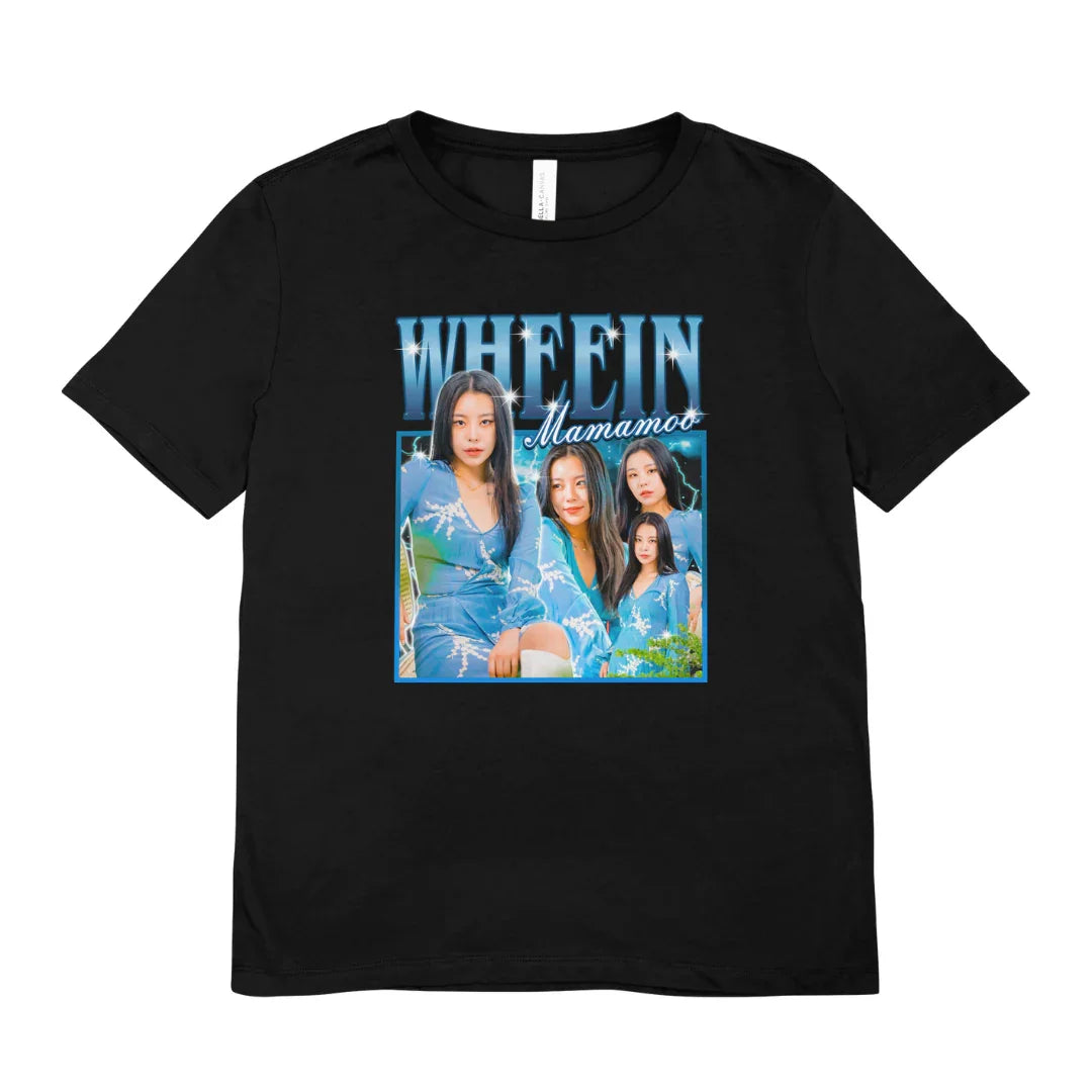 Camiseta Básica Mamamoo Wheein Graphic - preto