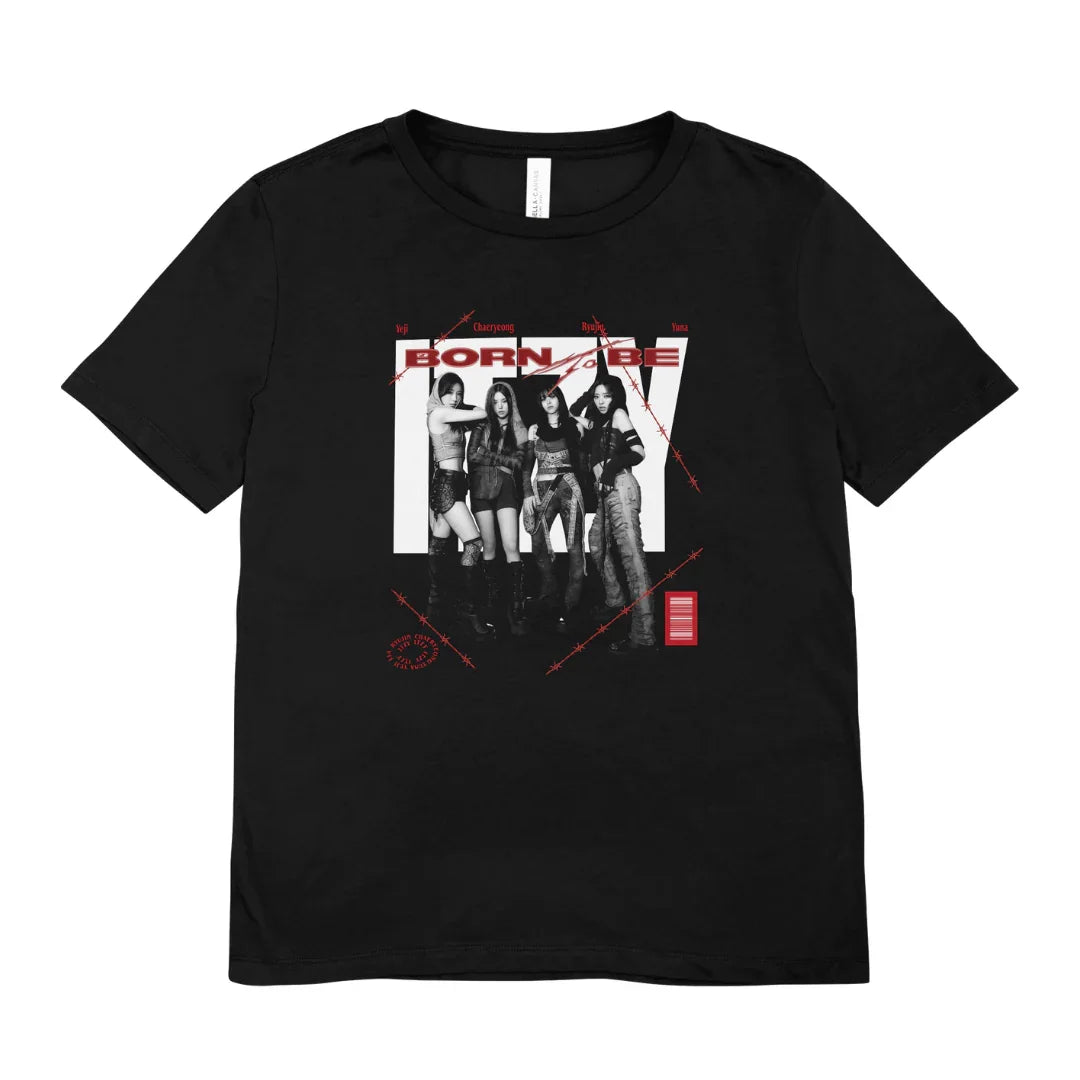 Camiseta Básica Itzy World Tour - preto