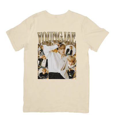 Camiseta Básica GOT7 Youngjae - pérola