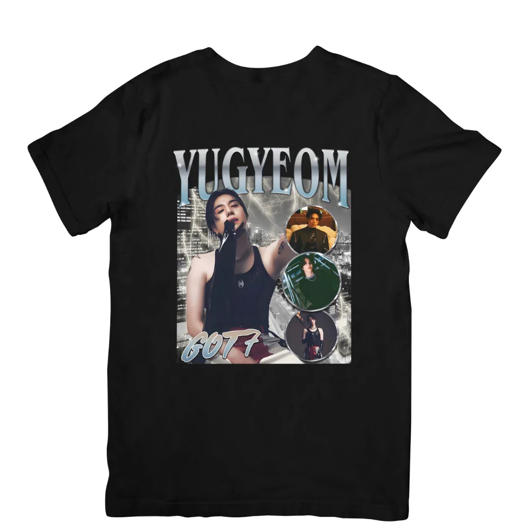 Camiseta Básica GOT7 Yugyeom - preto