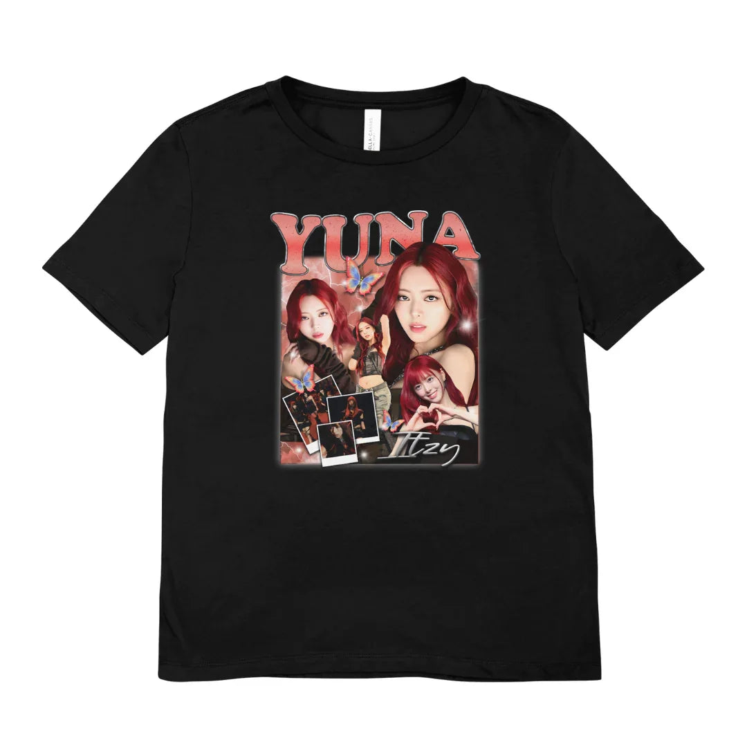 Camiseta Básica Itzy Yuna - preto