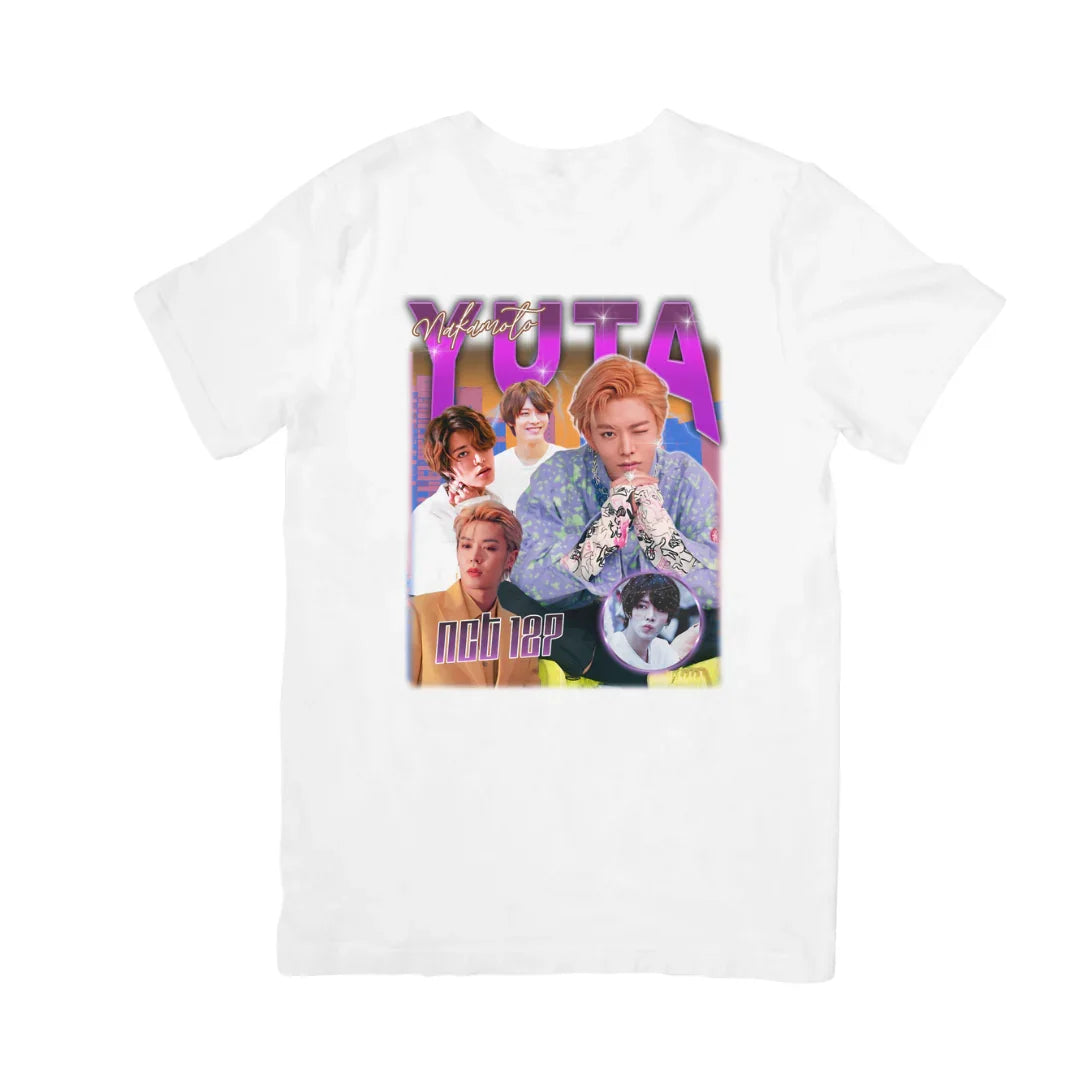 Camiseta Básica NCT 127 Yuta - branco