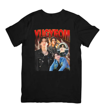Camiseta Básica GOT7 Yugyeom Collab - preto