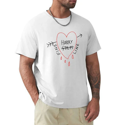 Camiseta Básica Harry Styles Fine Line - Branco