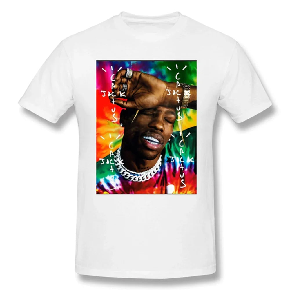 Camiseta Básica Cactus Jack Travis Scott Branco