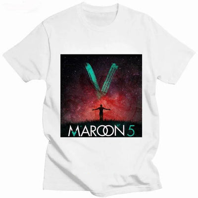 Camiseta Básica Maroon 5 Night