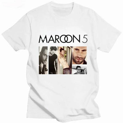 Camiseta Básica Maroon 5 Style
