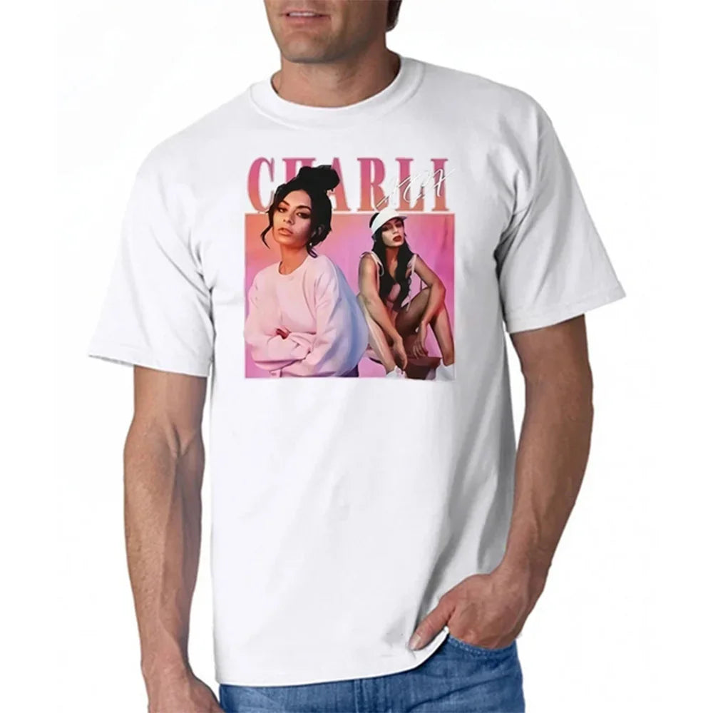 Camiseta Básica Charli XCX Cute Branco