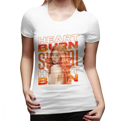 Camiseta Básica Heart Burn Sunmi