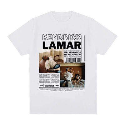 Camiseta Básica Mr Morale Kendrick Lamar Branco