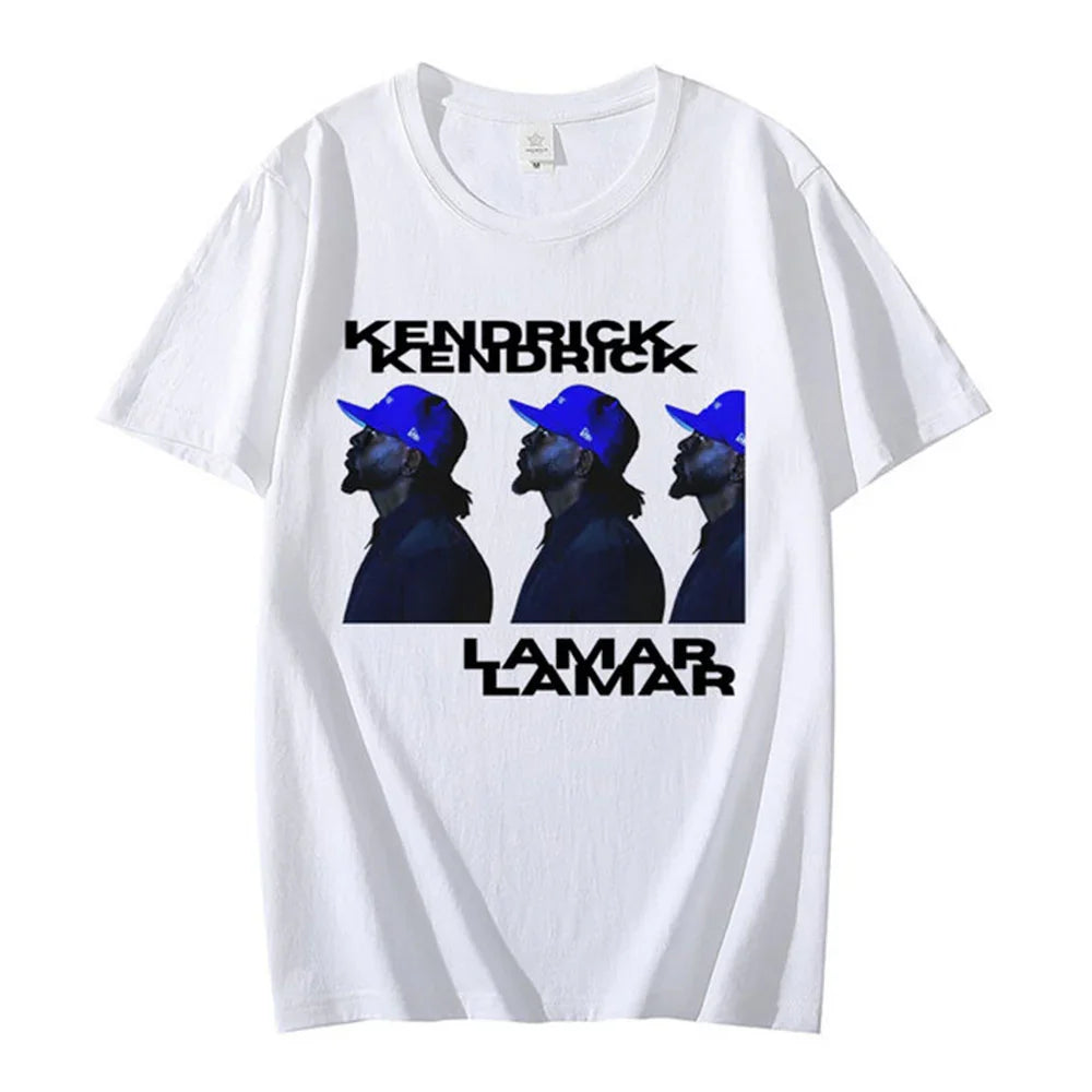 Camiseta Básica Kendrick Lamar Silhouette Branco