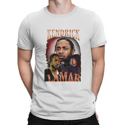 Camiseta Básica Rapper Kendrick Lamar Branco