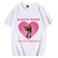 Camiseta Básica Kanye West College Dropout Heart Branco