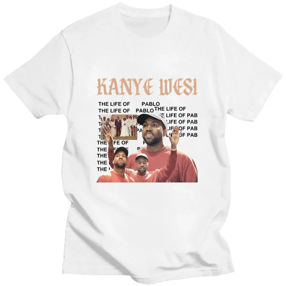 Camiseta Básica Kanye West The Life of Pablo Branco