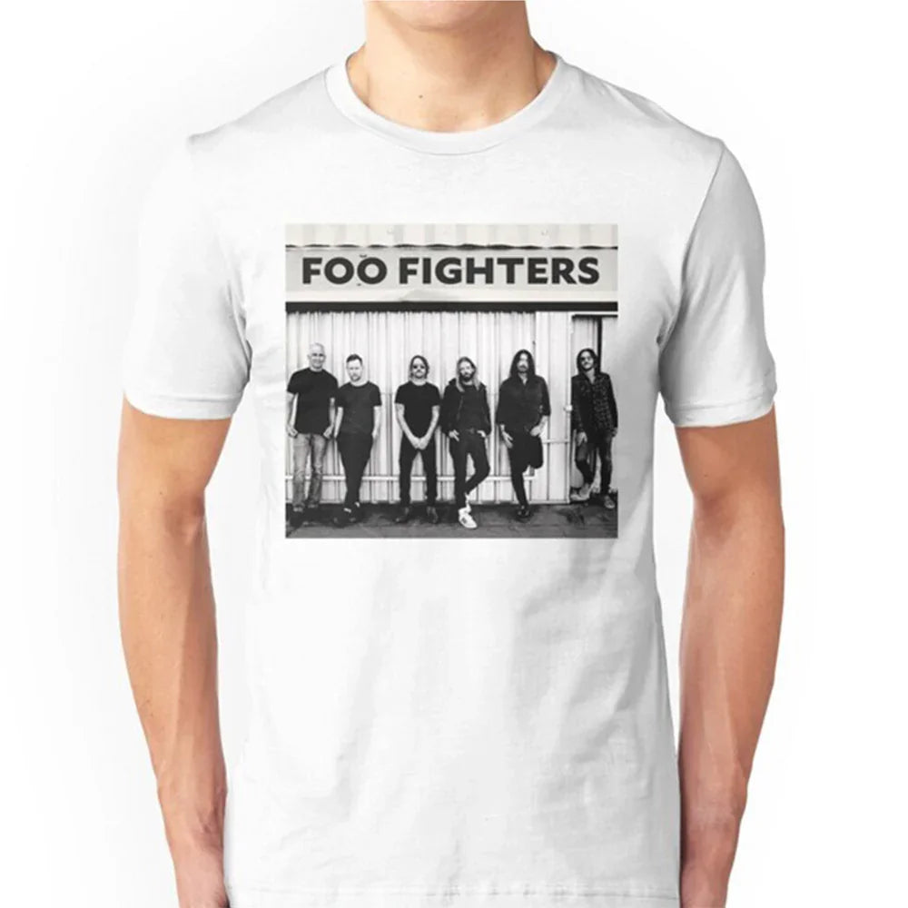 Camiseta Básica Foo Fighters Rock Band