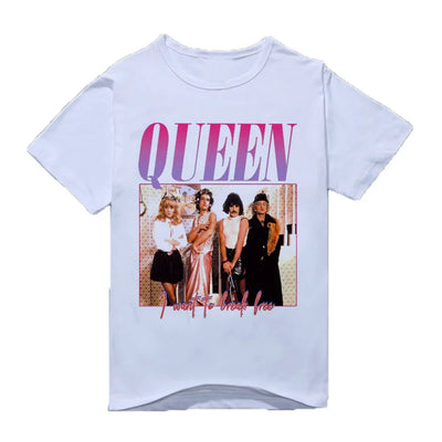 Camiseta Básica Queen I Want to Break Free