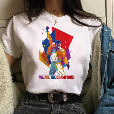 Camiseta Básica Queen We Are the Champions