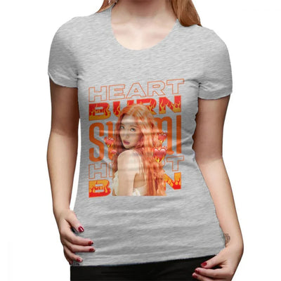 Camiseta Básica Heart Burn Sunmi