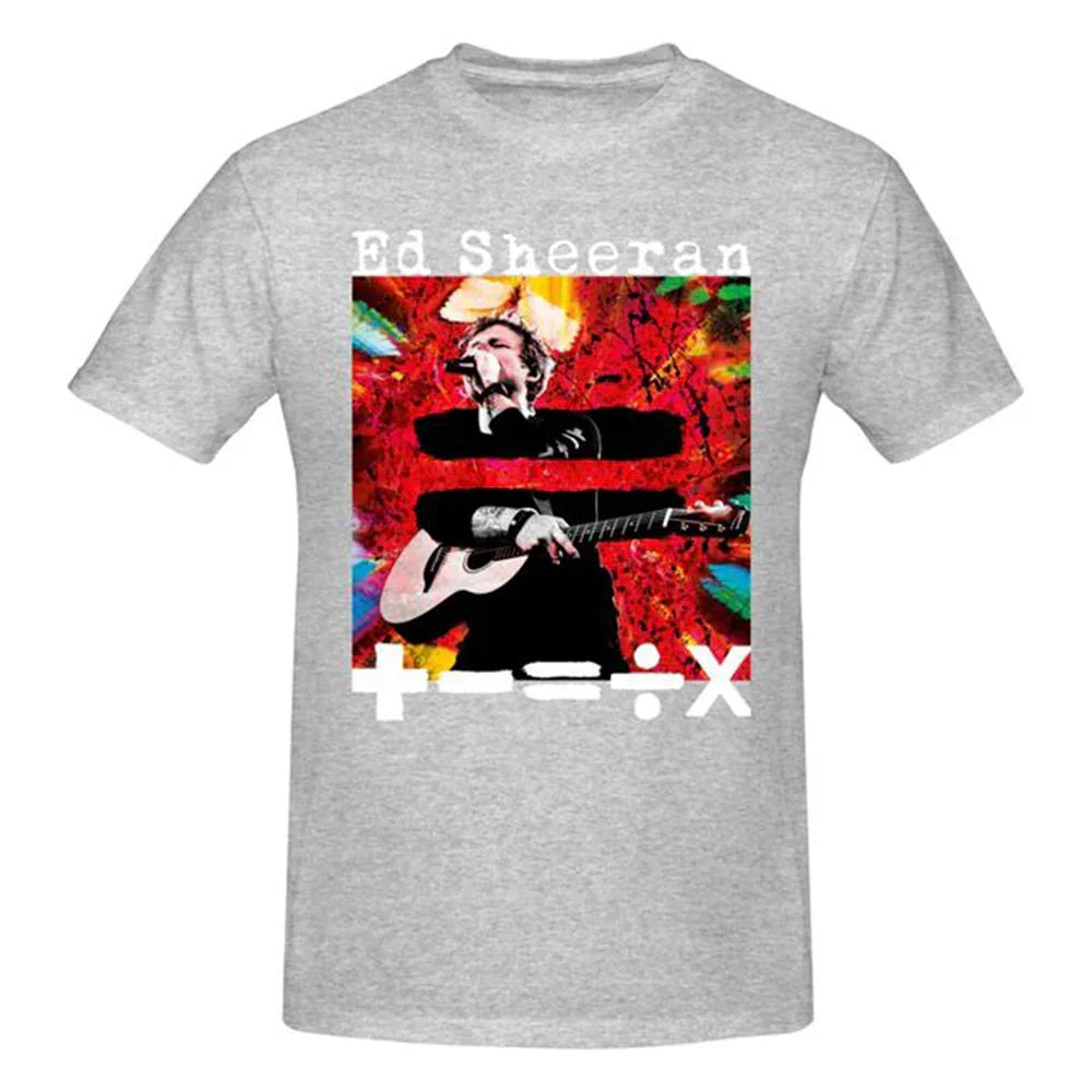 Camiseta Básica Ed Sheeran Cinza 