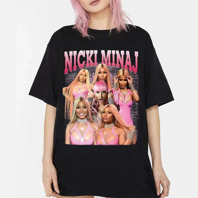 Camiseta Básica Nicki Minaj Pink Style