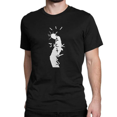 Camiseta Básica Travis Scott Cactus Jack Preto