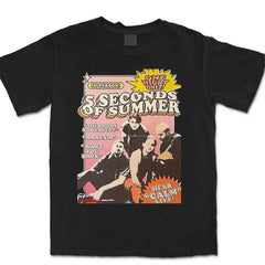 Camiseta Básica 5 Seconds of Summer Vintage