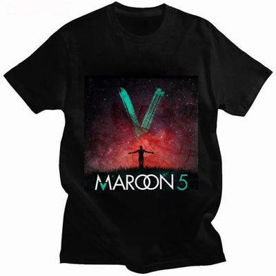 Camiseta Básica Maroon 5 Night