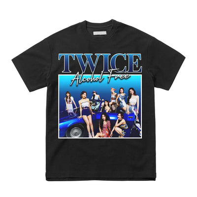 Camiseta Básica Twice Alcohol Free - preto