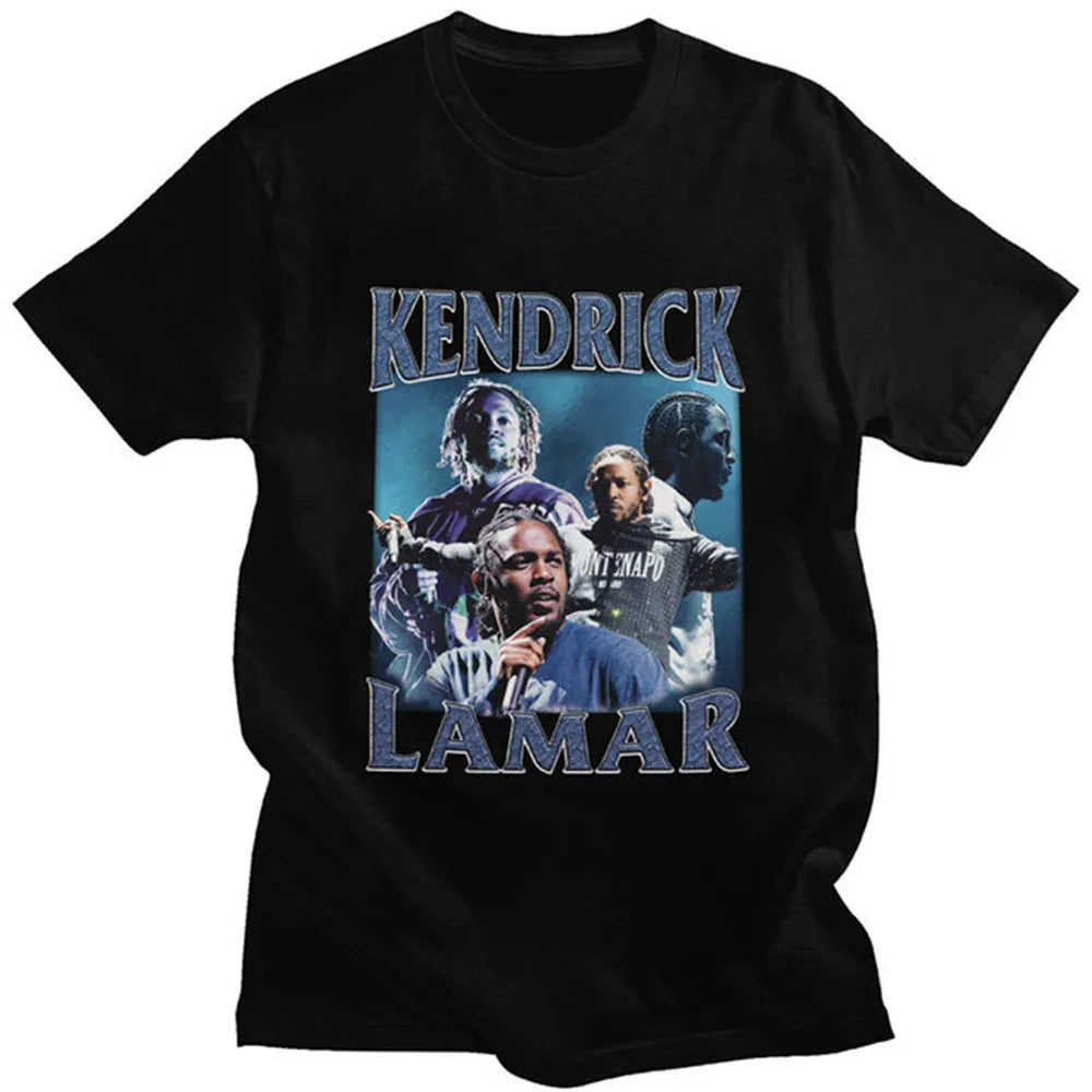 Camiseta Básica Kendrick Lamar Preto