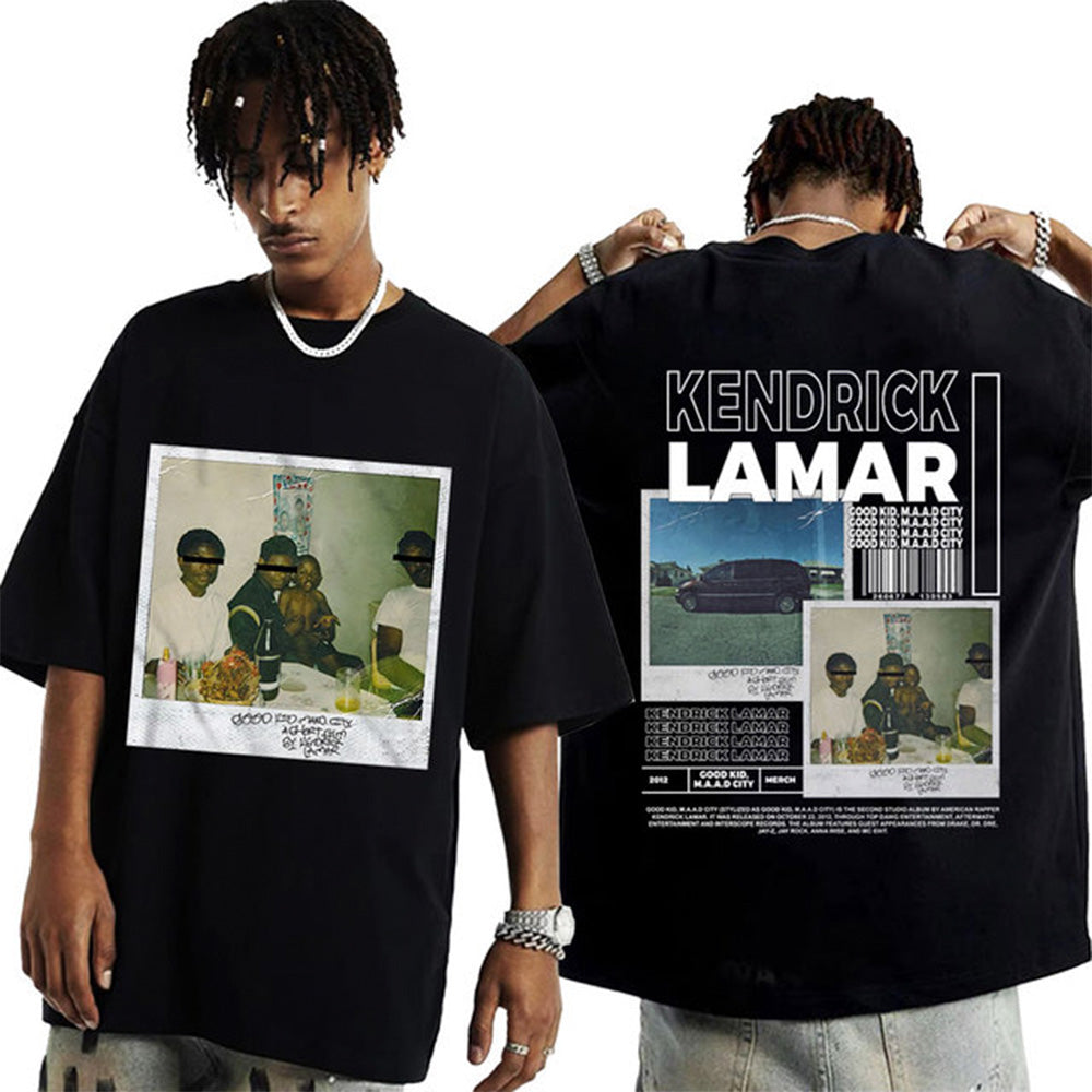 Camiseta Básica Kendrick Lamar Good Kid Preto