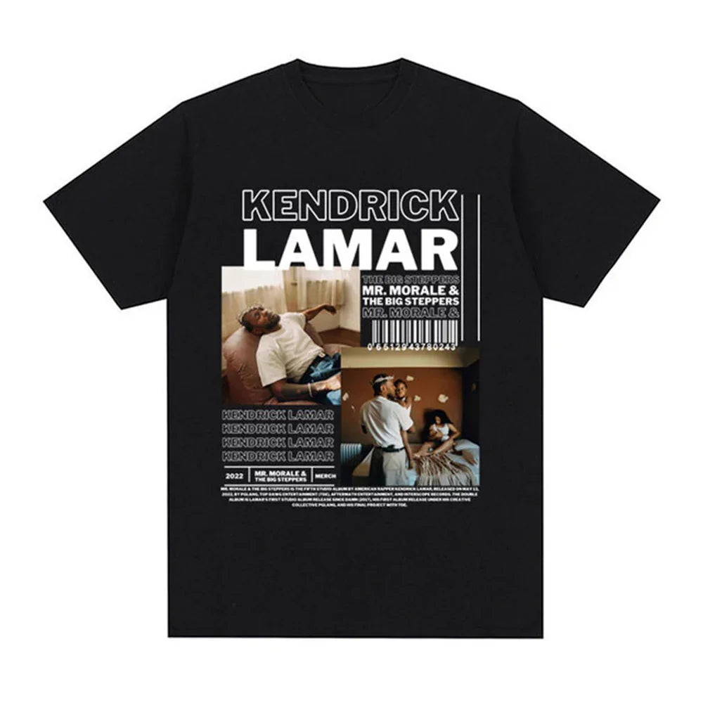 Camiseta Básica Mr Morale Kendrick Lamar Preto