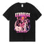 Camiseta Básica Kendrick Lamar Pink Style Preto