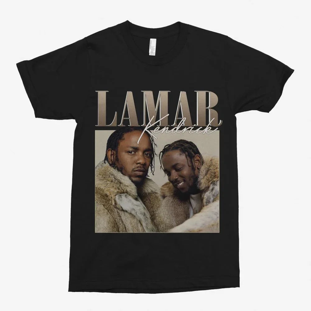 Camiseta Básica Kendrick Lamar Rapper Preto